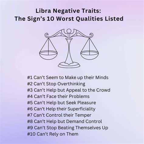 bad traits of libra woman